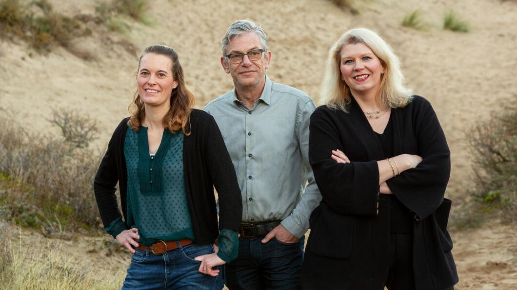 Cynthia Maan, Louis Koppel en Charlotte Meiland 'supertrio' GroenLinks Noordwijk