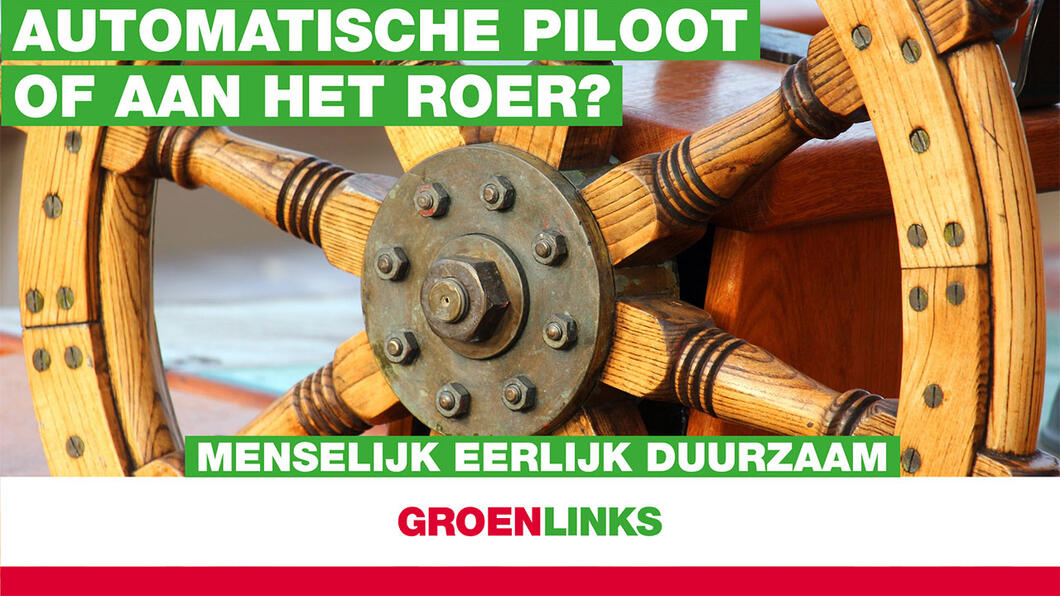 Automatische piloot of aan het roer? - Affiche