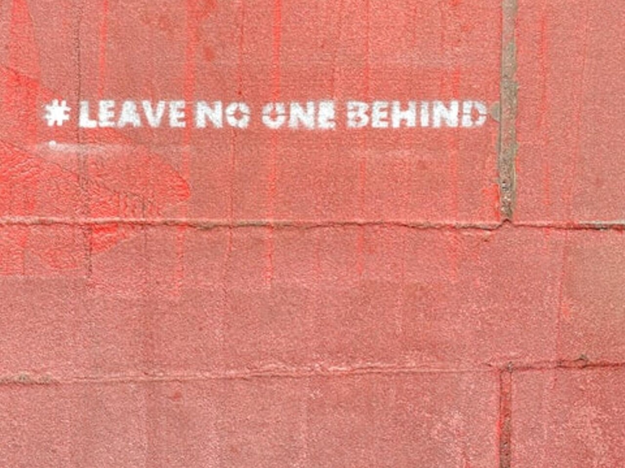 Leave no one behind